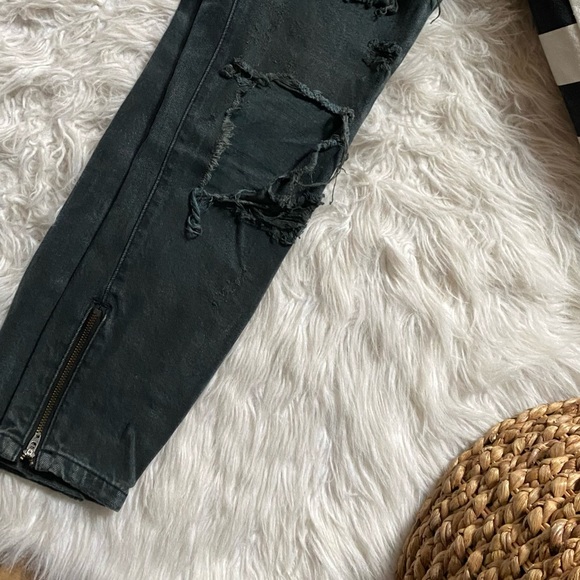 One Teaspoon | Zipper Cuff Black Freebirds - Picture 3 of 6